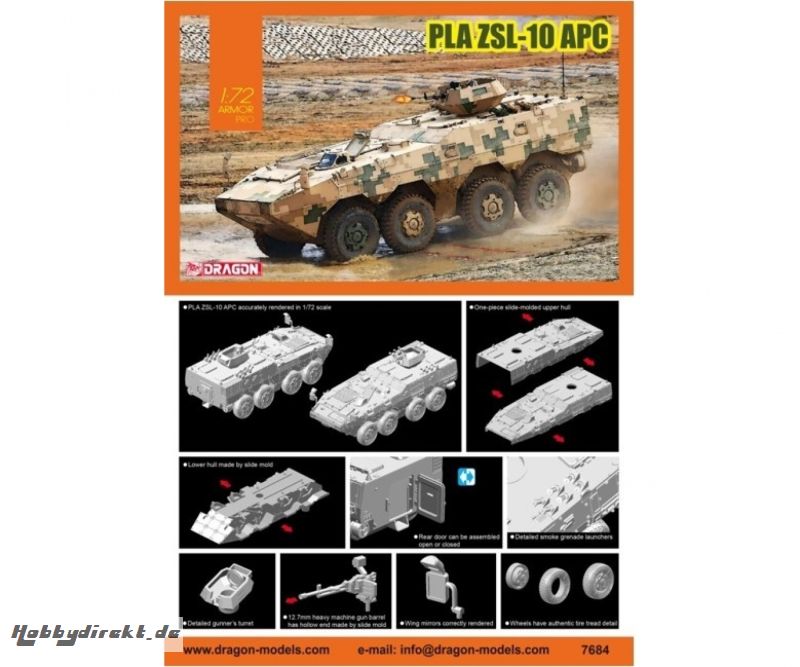 1:72 PLA ZSL-10 APC Carson 7684 540007684