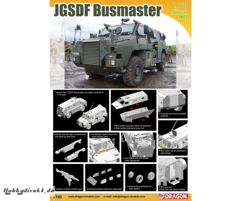 1:72 JGSDF Bushmaster Carson 7700 540007700