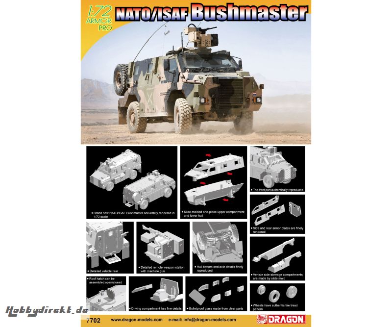 1:72 NATO/ISAF Bushmaster Carson 7702 540007702