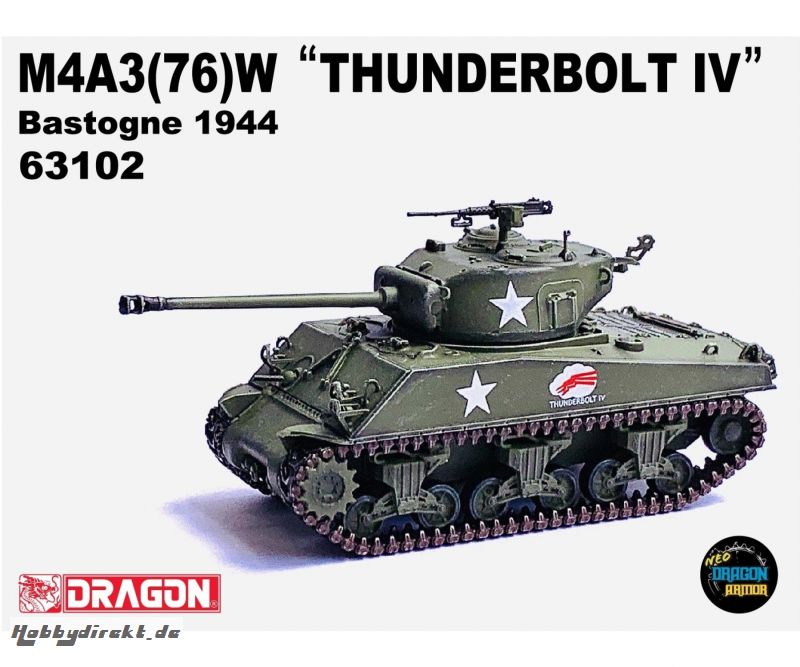 1:72M4A3(76)WThunderbolt IVBastogne44 Carson 63102 540063102