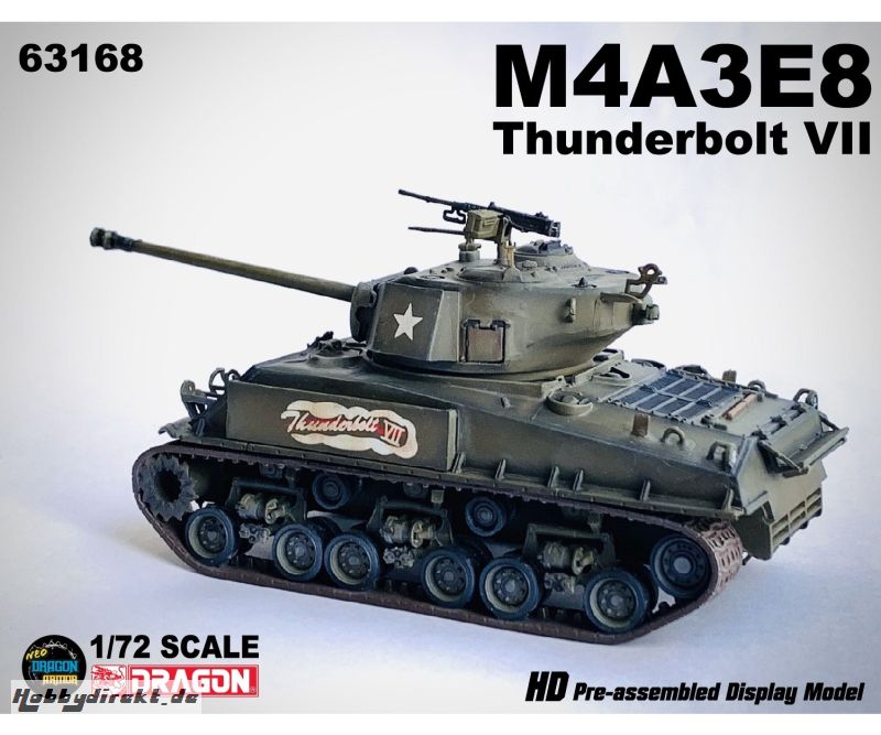 1:72 M4A3E8Thunderb.VIICom.37thTankBat Carson 63168 540063168