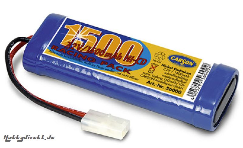 * RACING PACK 7,2V-1500 MAH Carson 56000