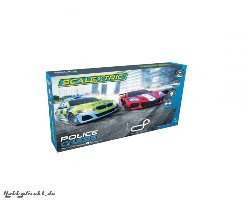 1:32 Scalextric Police Chase Set Carson 1433 560001433