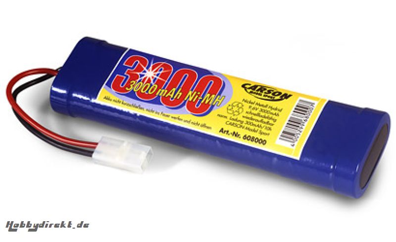 Rac.Pack 9,6V/3000 MAH.NIMH Carson 608000