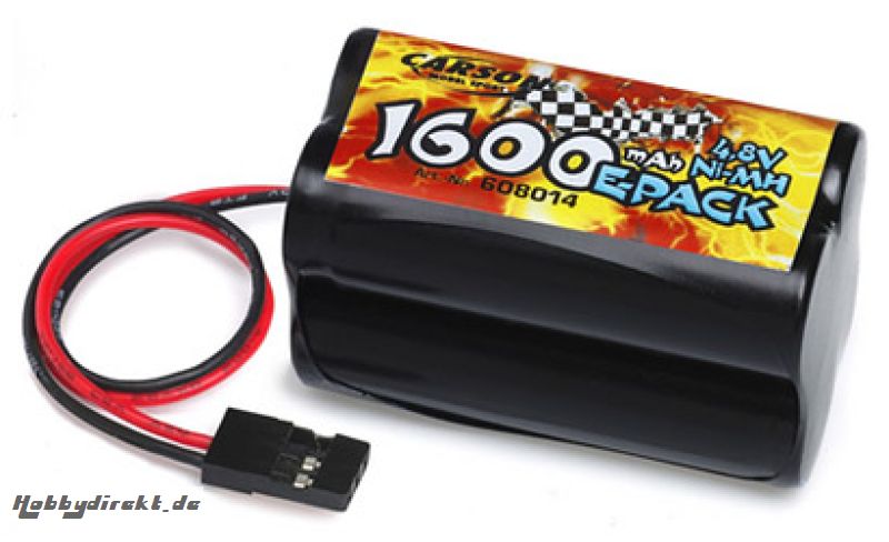 Akkupack 4,8V/1600MAH JR Carson 608014