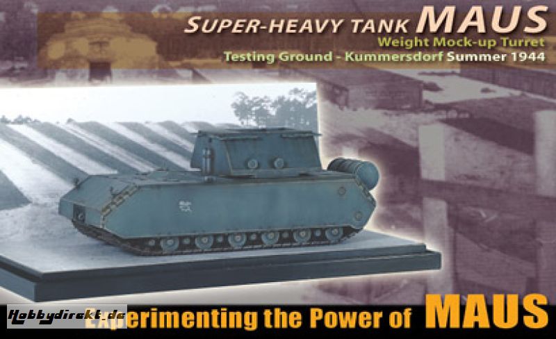 Maus W/ Mock-Up Turret 1:72 Carson 760167