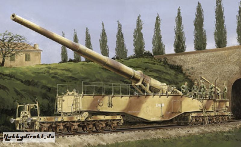 Germ. Railway Gun K5 1:35 Carson 776200