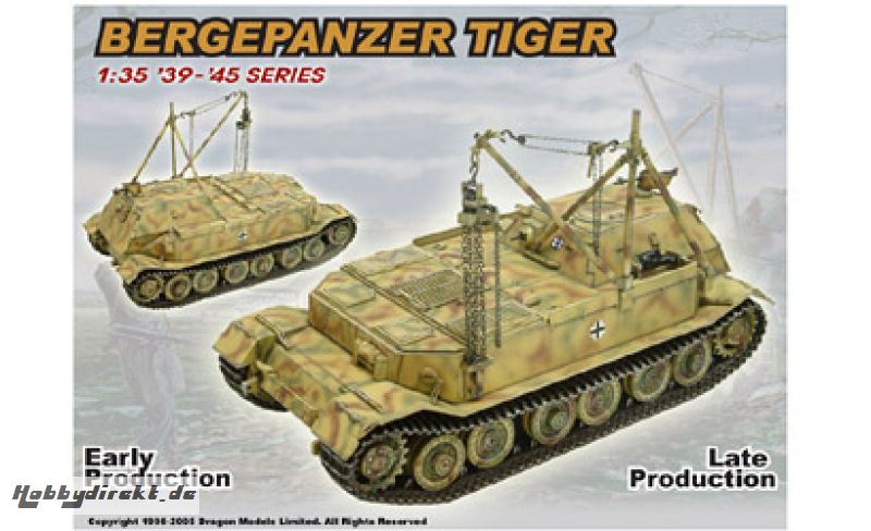 Bergepanzer Tiger (P),1:35 Carson 776226