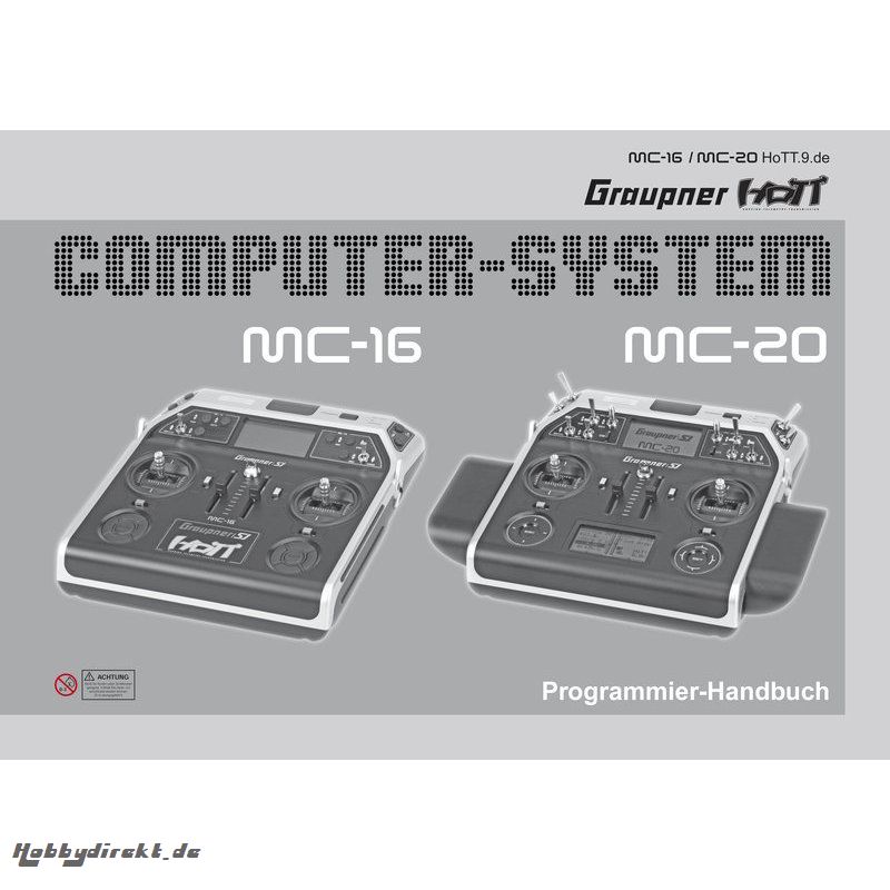 Handbuch mc-20/mc-16deutsch Graupner DZ33020.DE