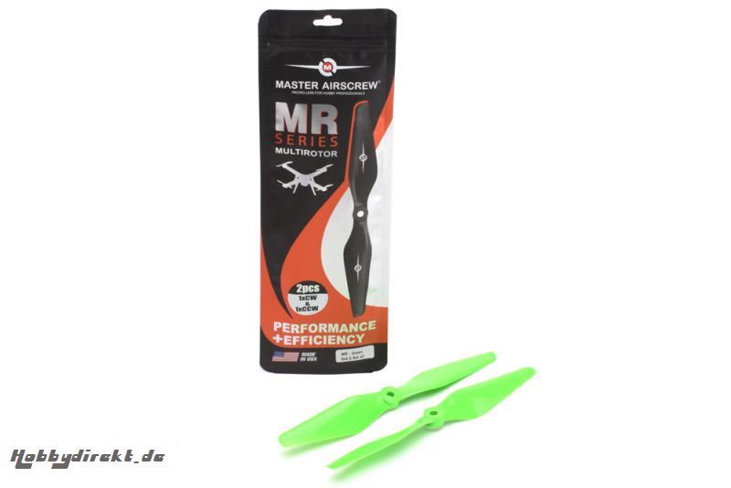 Master Airscrew 8x4,5  MR Propeller Set (2 Stk) gn Master E-MAMR0845SG2