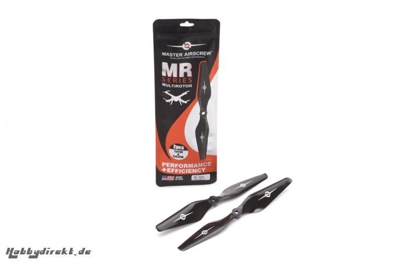 Master Airscrew 9x4,5  MR Propeller Set (2 Stk) sw Master E-MAMR0945SB2