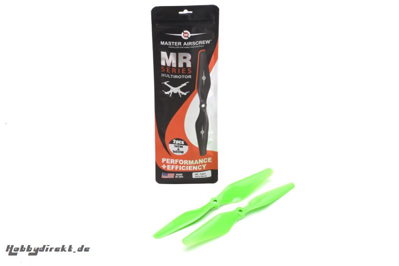 Master Airscrew 9x4,5  MR Propeller Set (2 Stk) gn Master E-MAMR0945SG2