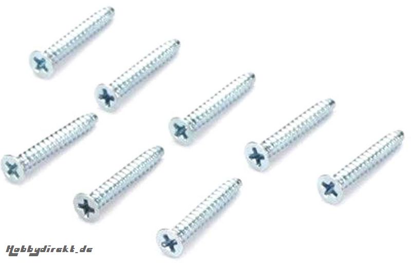 3,0 x 6mm sebstschn. Schrauben, Senkkopf (8 Stk) DuBro F-DB2295