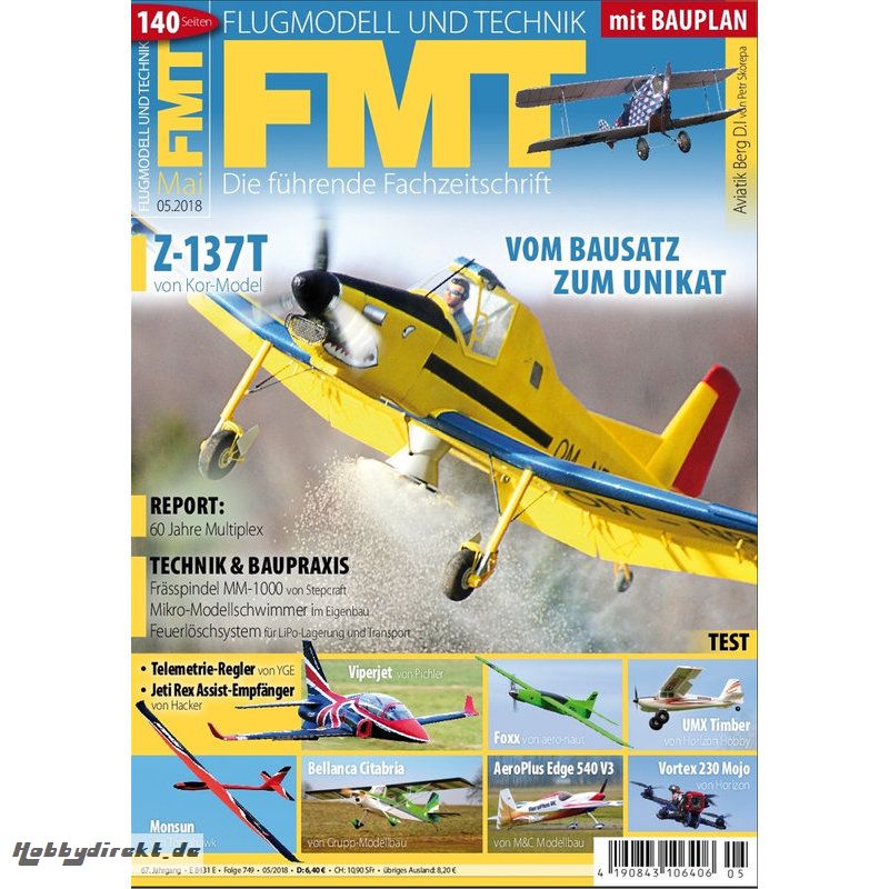 FMT- Flugmodell undTechnik 05/2018 Graupner FMT 05/18