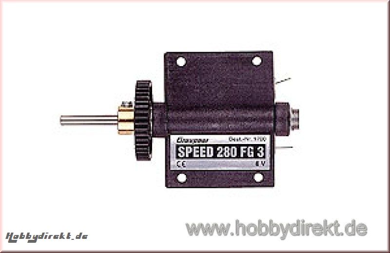 SPEED 280 FG 3  6 V Graupner 1700