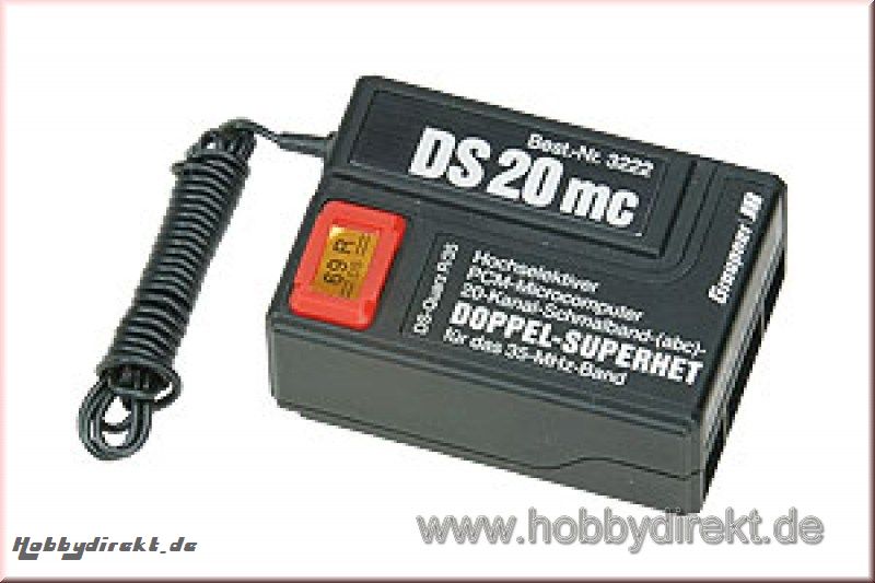 Empfänger DS 20 MC 35 MHz/B Graupner 3222.B