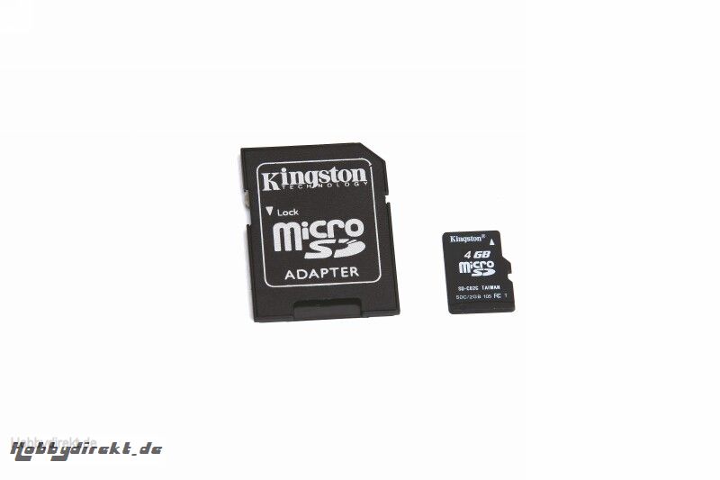 Micro-SD card 4 GB for HoTT tr Graupner 33002.11