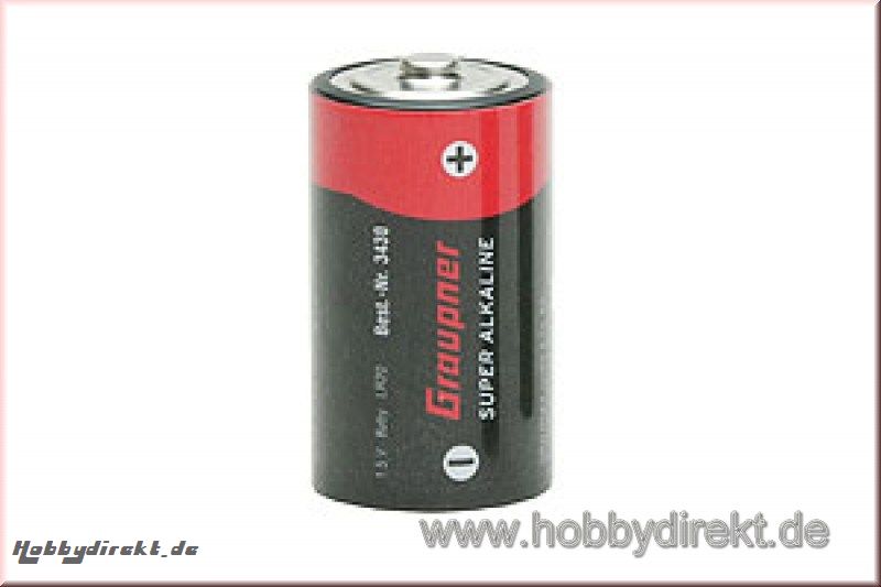 Alkaline Mono Batterie  P2 Graupner 3430