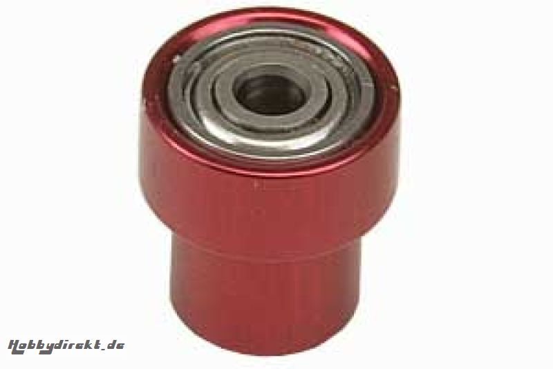 Oberes Rotorwellenlager, Alu rot Graupner 4490.113R