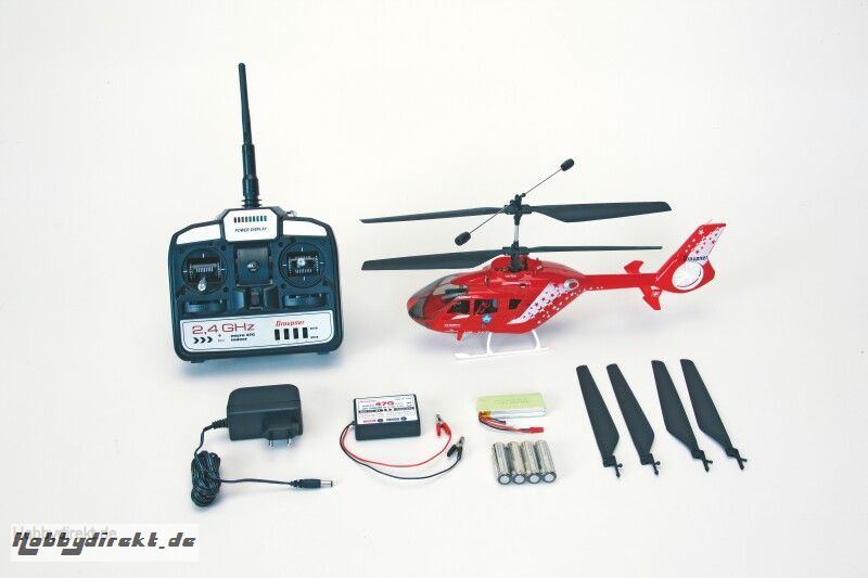 micro EC 135 (2,4GHz) Rotor-Ã˜ ca. 340 mm Graupner 4498.2G4