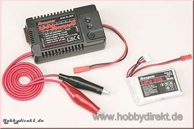 LiPo-Set f.3/350 mAh Graupner 6437.13