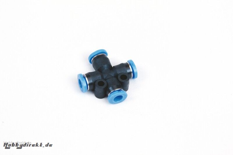 X-Hose connector 4-4-4-4 mm Graupner 6860.13