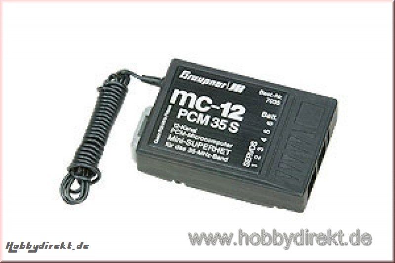 Empfänger MC 12 PCM35 MHz/B Graupner 7035.B