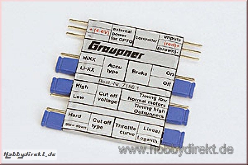 PROG CARD für 7186 +7188 Graupner 7186.1