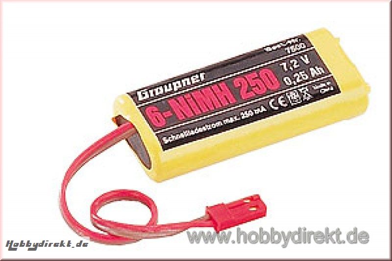 GRAUPNER 6-NiMH 7,2V 0,25 Ah Graupner 7500