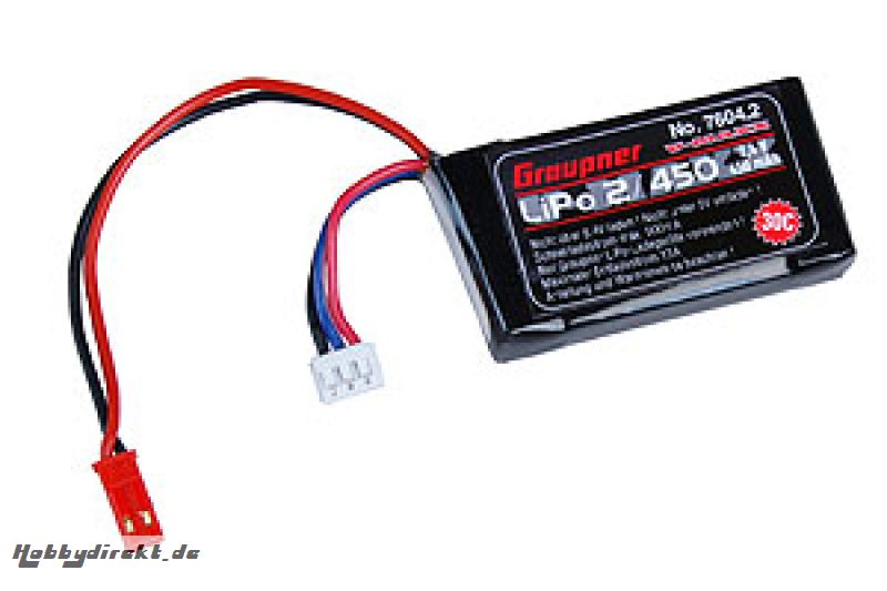 LiPo-Akku V-MAXX 30C2/450 7,4V BEC Graupner 7604.2