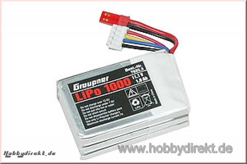 LiPo-Akku 2/10007,4V MG6 Graupner 7625.2MG6