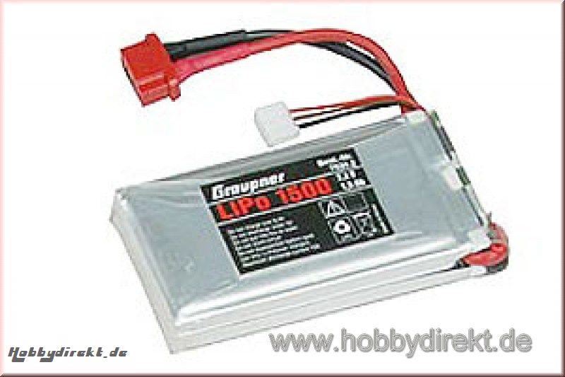 LiPo-Akku 2/1500 7,4V MG6 Graupner 7635.2