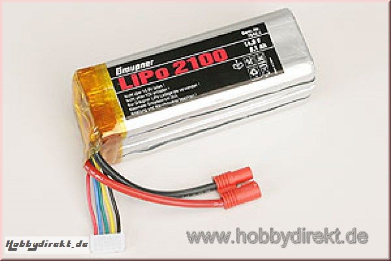 LiPo-Akku 4/2100 14,8 V 3,5 Graupner 7642.4