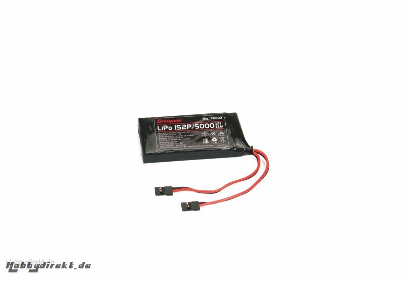 Senderakku LiPo 3,7V1S2P/5000 18,5 Wh Graupner 76500