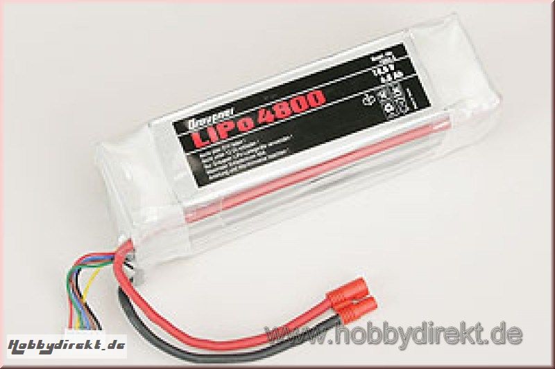 LiPo-Akku 5/4800 18,5V G3,5 Graupner 7660.5