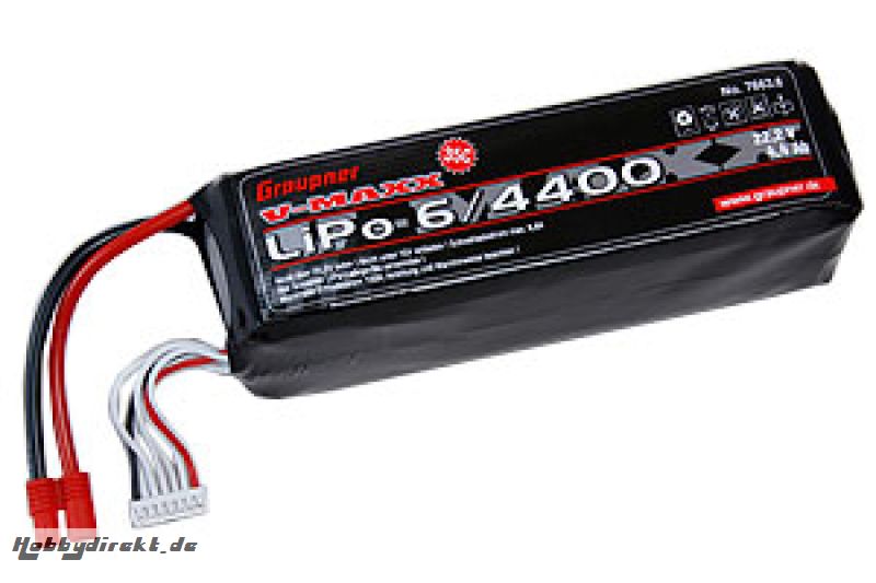 LiPo-Akku V-MAXX 35C6/4400 22 Graupner 7663.6