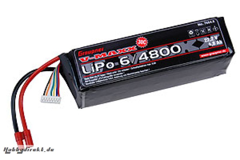 LiPo-Akku V-MAXX 30C6/4500 22 Graupner 7664.6