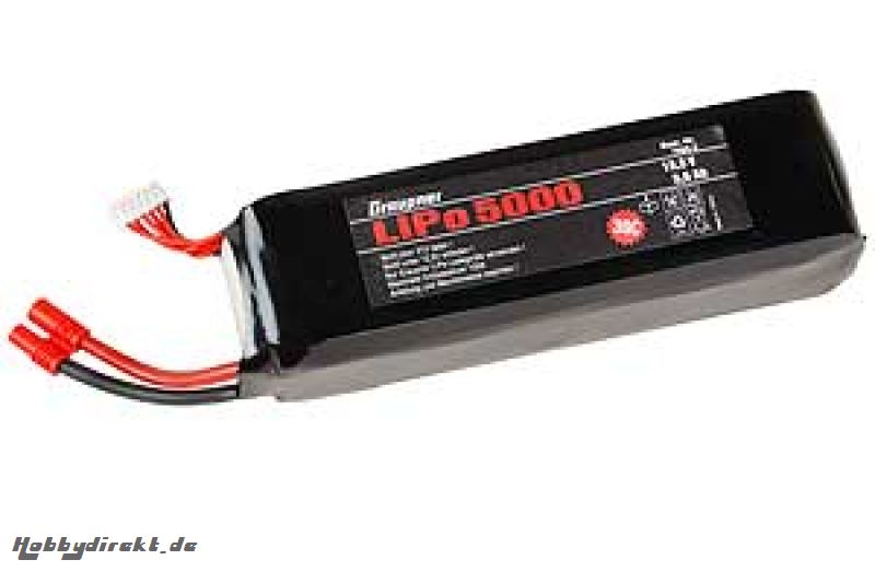 LiPo-Akku 30C 5/500018,5V G3, Graupner 7666.5