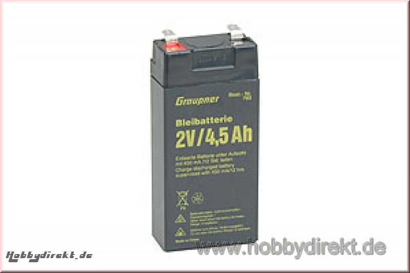 Lead/acid battery, 2V/4.0 Ah Graupner 793