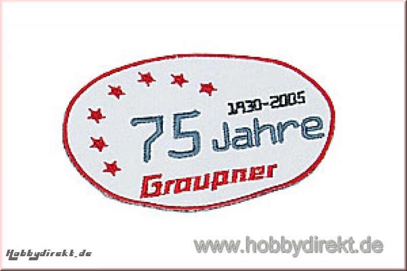 Stoffaufnäher75 Jahre Graupn Graupner 8070.3