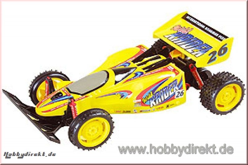 WP BUGGY WILD RAIDER, gelb mi Graupner 90011