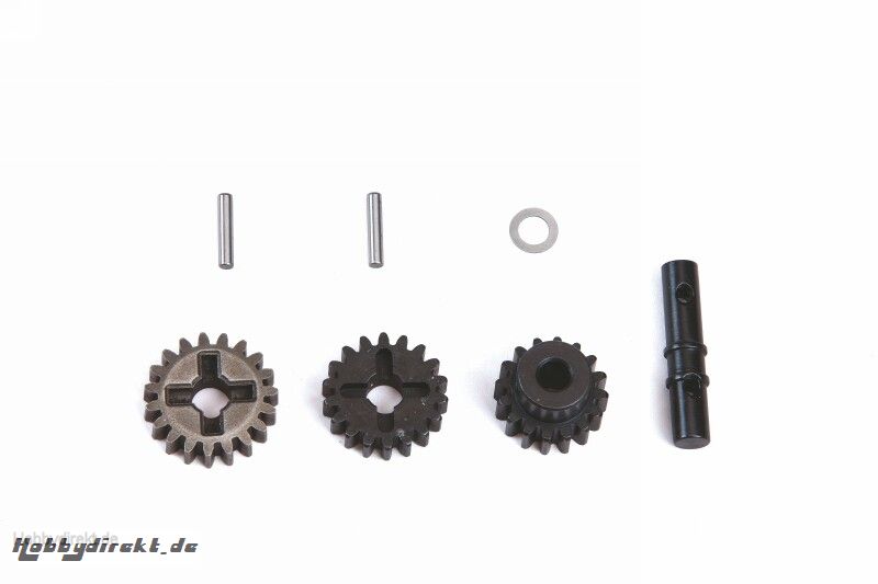 Zahnräder Zwischengetriebe mit Welle Graupner 90170.61