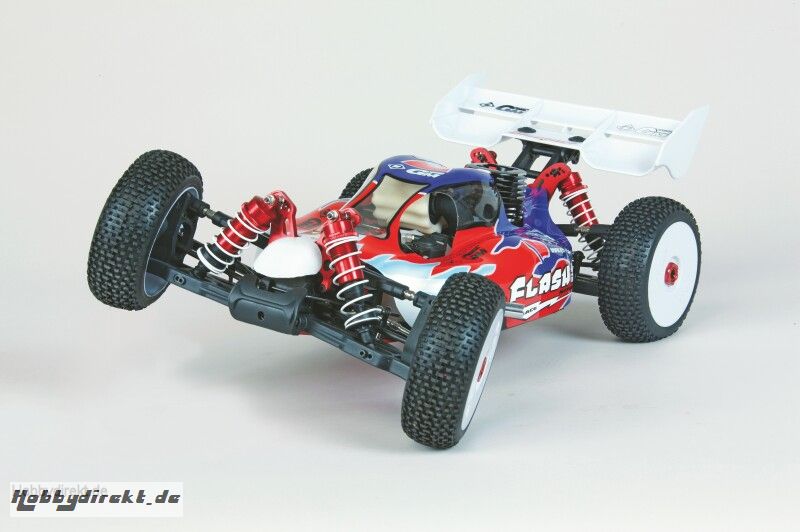 FLASH 3.0 NITRO RACE BUGGY 4WD RTR GM-Racing Flash 3.0 Race RTR Maßstab 1:8 Graupner 90171.RTR