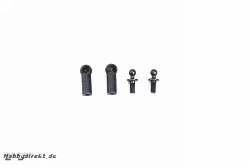 Balls + sockets f. steering se Graupner 90180.80