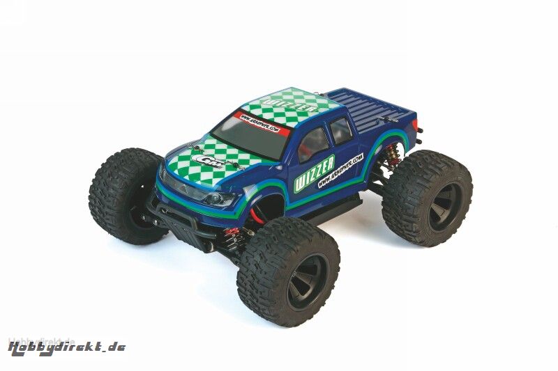 WIZZER RTR 4 WD TRUCK Brushless-Drive RC- Elektro Offroad 4WD Truck Maßstab 1:14 Graupner 90195.RTR