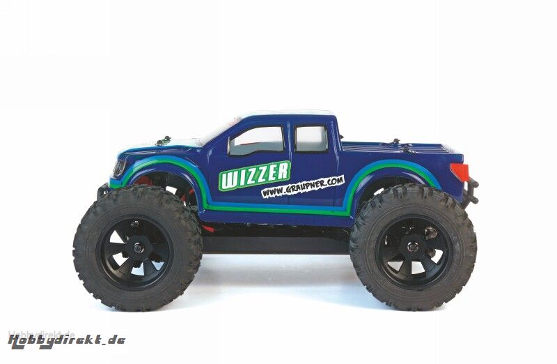 WIZZER RTR 4 WD TRUCK Brushless-Drive RC- Elektro Offroad 4WD Truck Maßstab 1:14 Graupner 90195.RTR