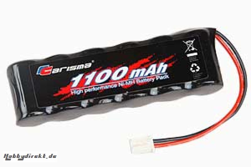 NiMh Akku 1100 mAh 7,2V Graupner 90300.33