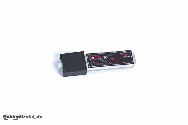 LiPo Battery 1S 3.7V 150 mAh Graupner 92430.1