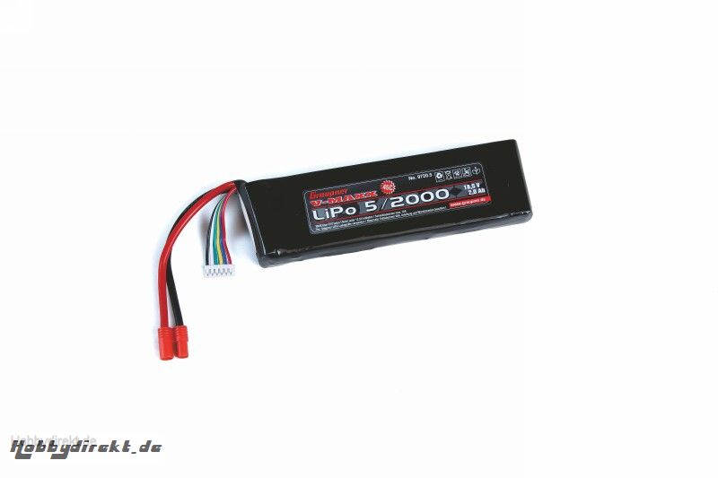 LiPo Batt. V-MAXX 45C 5/2000 1 Graupner 9720.5