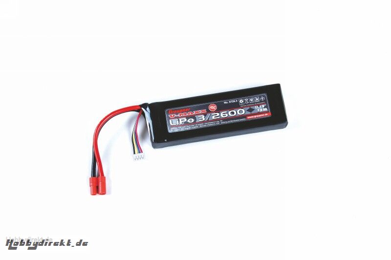 LiPo battery V-MAXX45C 2/2600 Graupner 9726.3